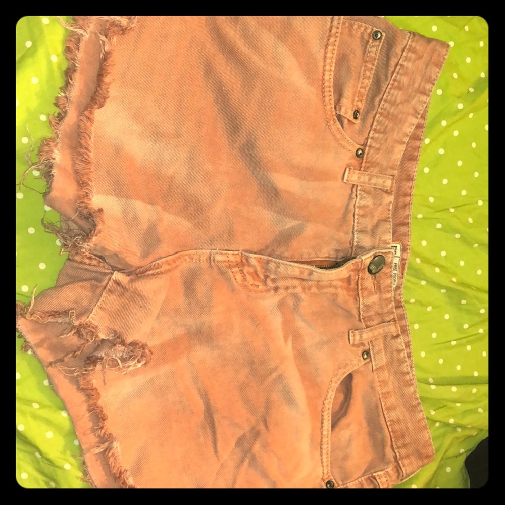 free people jean shorts size  W 30